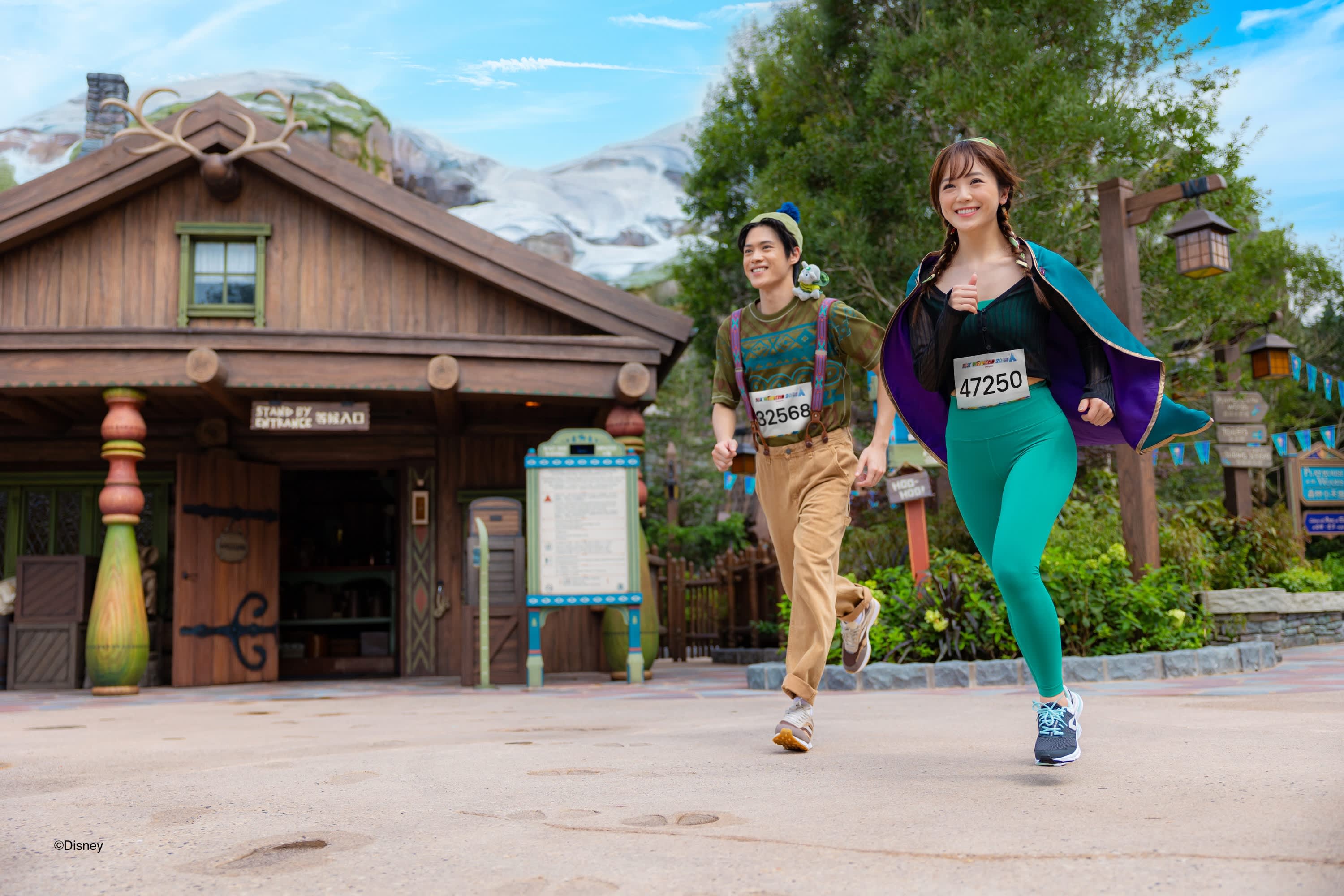 グランドオープン香港ディズニーランド 香港ディズニーランド 10Kウィークエンド」参加チケット（20周年